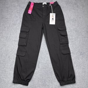 Telepatia cargo jogger pants black streetwear size 30